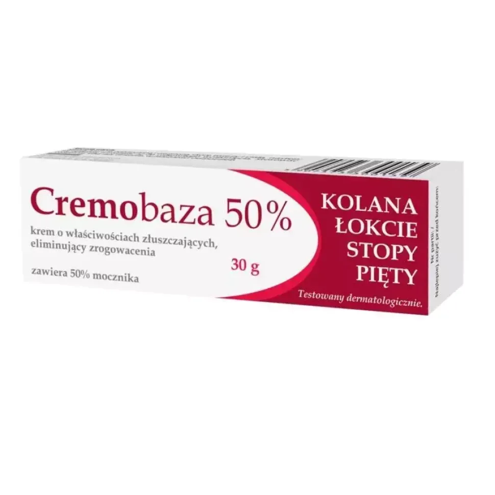 50% Mocznika krem o właściwościach złuszczających eliminujących zrogowacenia 30g