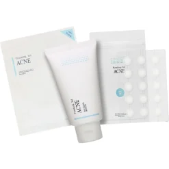 ACNE Zestaw dla skóry trądzikowej (żel oczxyszczający, maska w płachcie, plasterki na wypryski)