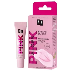 Aloes Pink multinawilżający balsam do ust - natural glow 10g