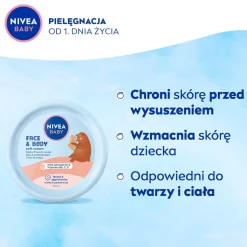 Baby krem pielęgnacyjny do twarzy i ciała 200ml