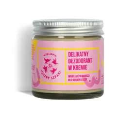 Badaj Się Naturalny dezodorant w kremie Wanilia i Palmaroza