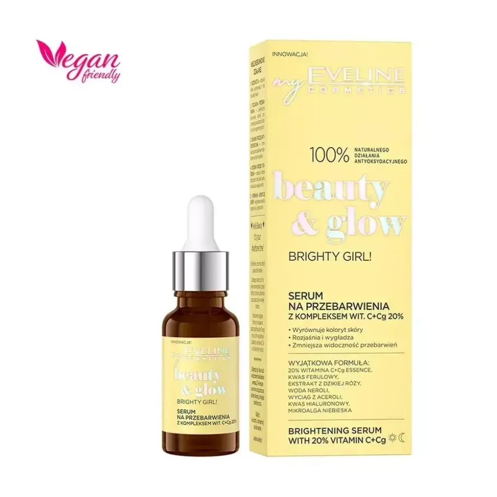 BEAUTY&GLOW Serum na przebarwienia z kompleksem witaminy C+Cg 20% 18ml