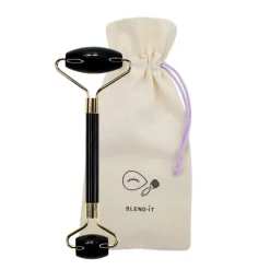 Black Obsidian Roller Wałeczek do masażu twarzy z czarnego obsydianu