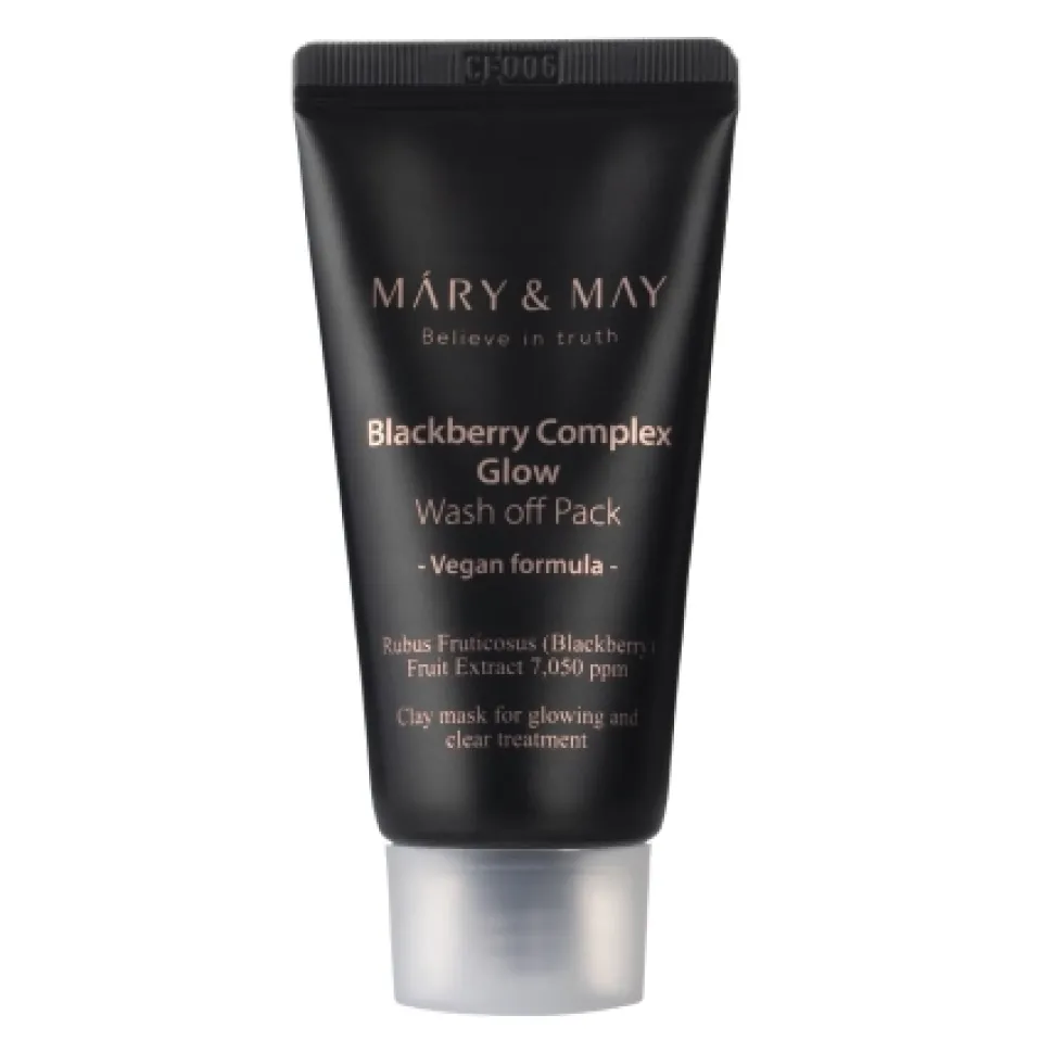 Blackberry Complex Glow Wash off Pack Całonocna rozświetlająca maseczka glinkowa 30g
