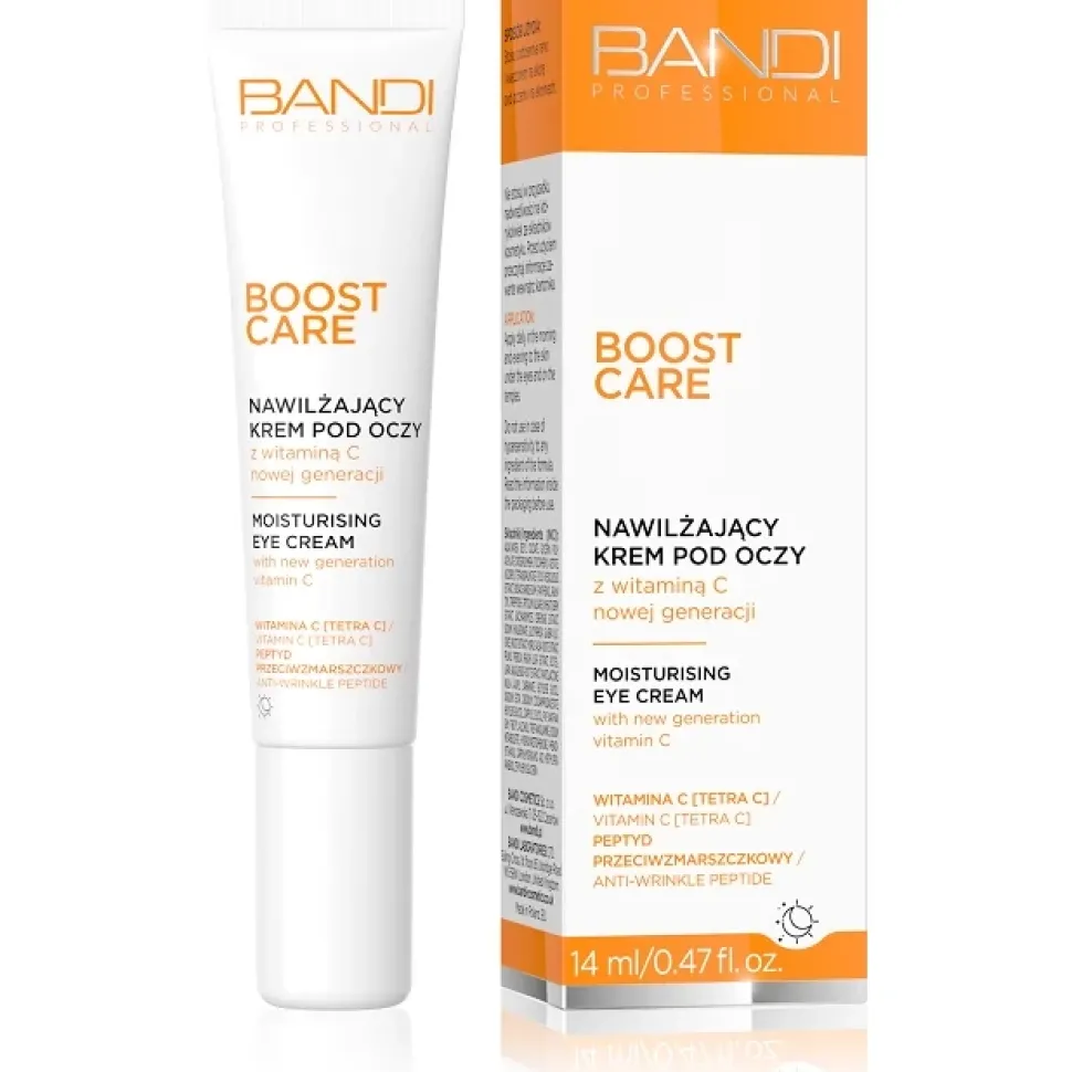 BOOST CARE Nawilżający krem pod oczy z witaminą C nowej generacji 14ml