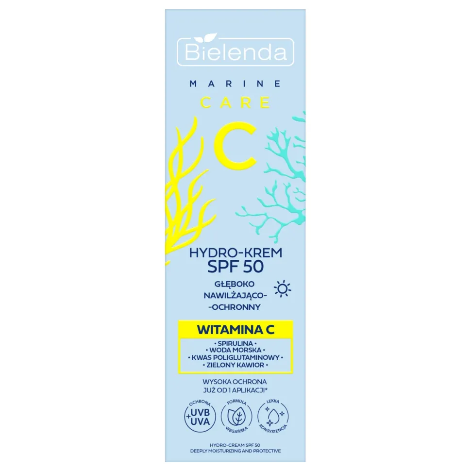 C MARINE CARE Hydro-krem SPF 50 głęboko nawilżająco- ochronny 40 ml