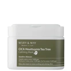 CICA Houttuynia Tea Tree Calming Mask Zestaw kojących Masek do twarzy 30szt.