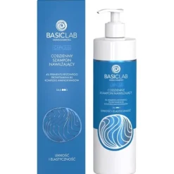 Codzienny szampon nawilżający, 4% fermentu ryżowego, prowitamina B5, kompleks aminokwasów LEKKOŚĆ I ELASTYCZNOŚĆ 300ml