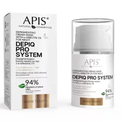 DEPIQ PRO SYSTEM Depigmentująca kremo-maska na noc z α-arbutyną 1% 50ml