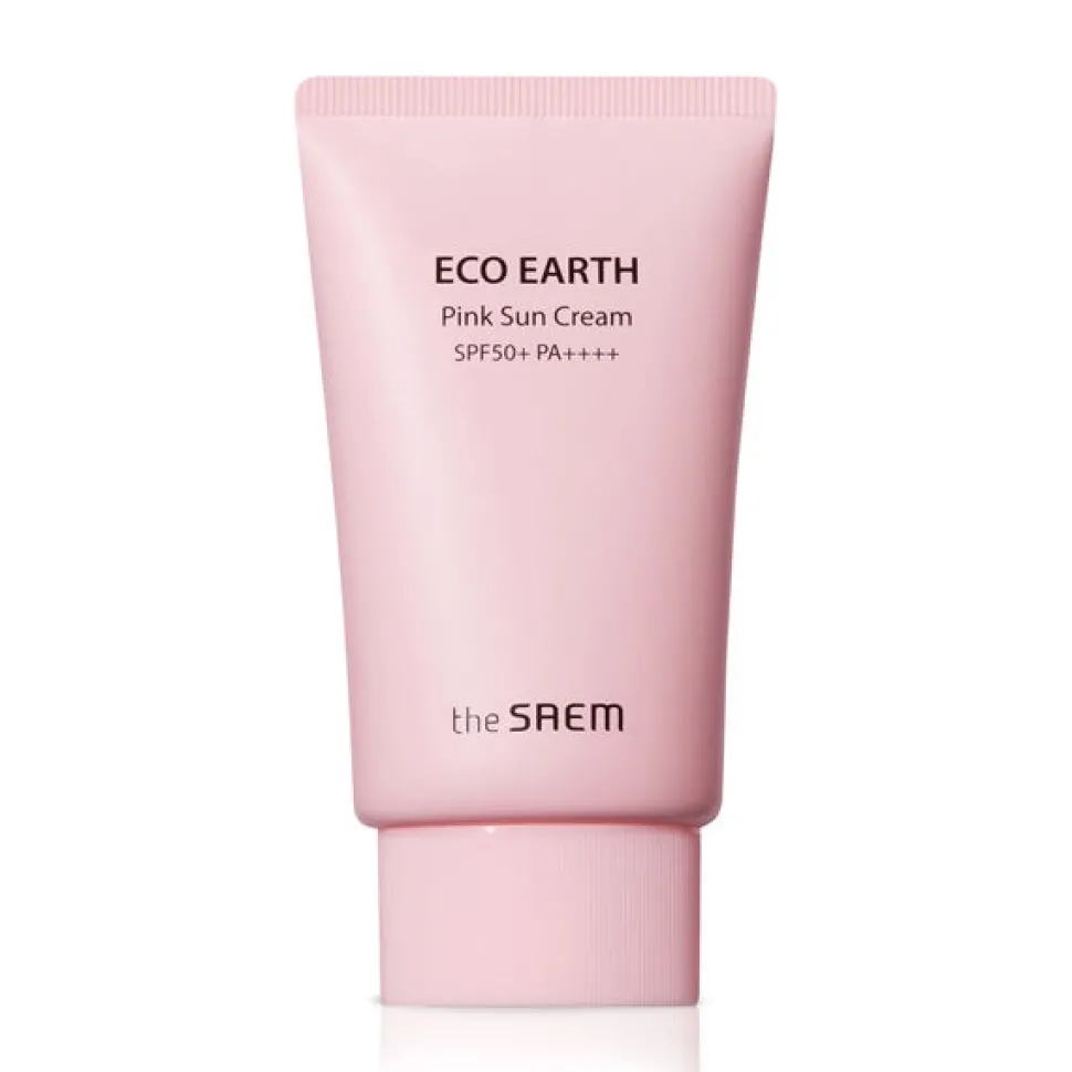 Eco Earth Pink Sun Cream SPF50+ Krem z filtrem do twarzy 50ml