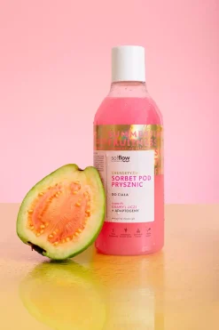 Energetyzujący sorbet pod prysznic zapach guawy i liczi 400ml