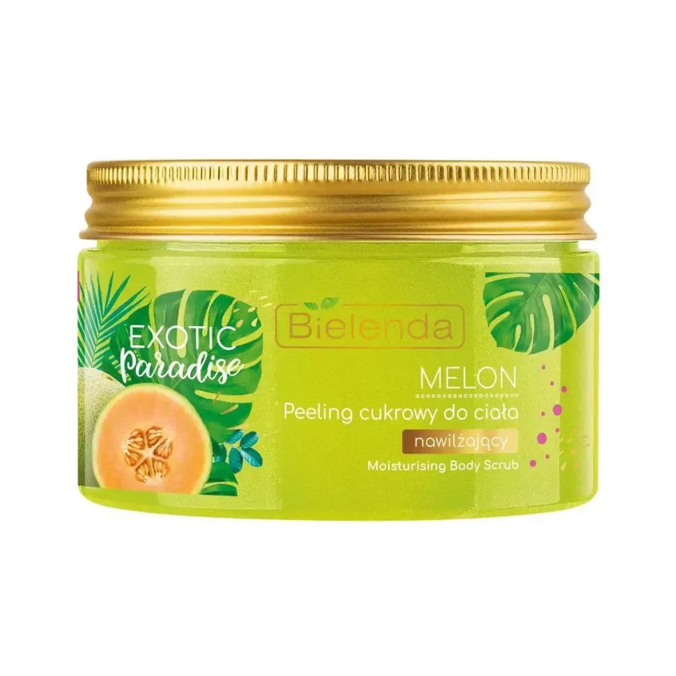 EXOTIC PARADISE Peeling cukrowy do ciała nawilżający MELON 350g
