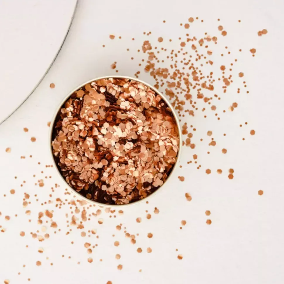 Facegroovin's glitter Bio-brokat Cinnamon