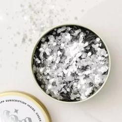 Facegroovin's glitter Bio-brokat Silver