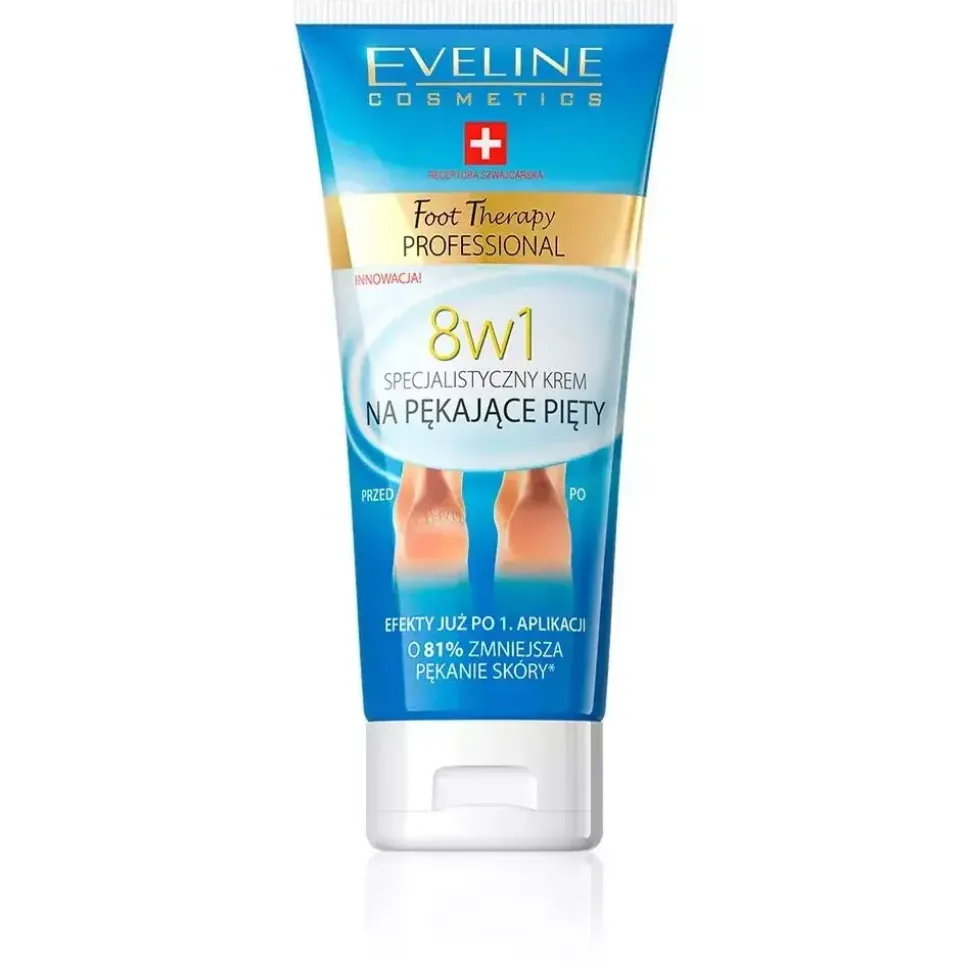 FOOT THERAPY Specjalistyczny krem na pękające pięty 8w1, 100 ml