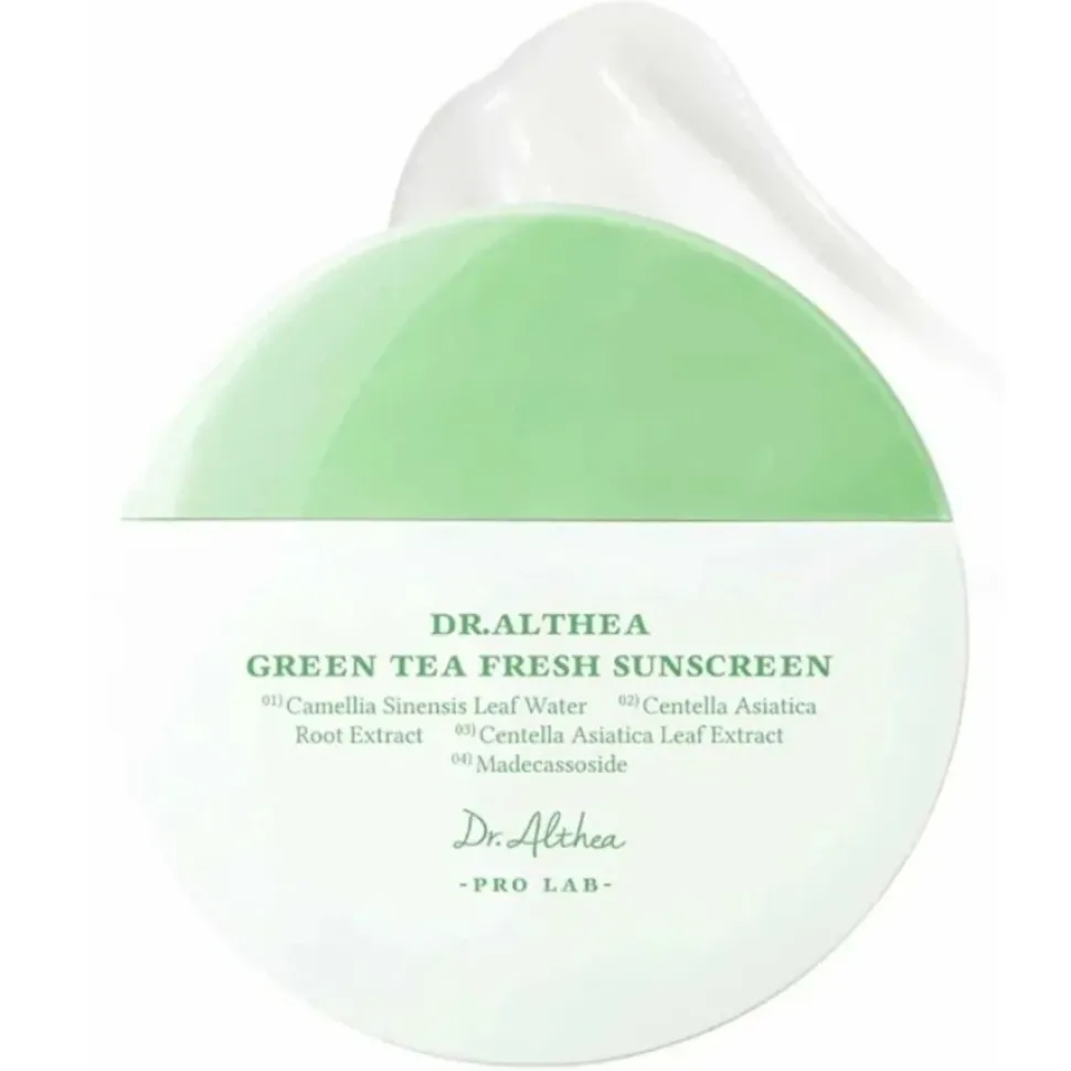 Green Tea Fresh Sunscreen SPF50+ PA++++ Krem przeciwsłoneczny SPF50+ z zieloną herbatą i kompleksem Centella Asiatica 45ml