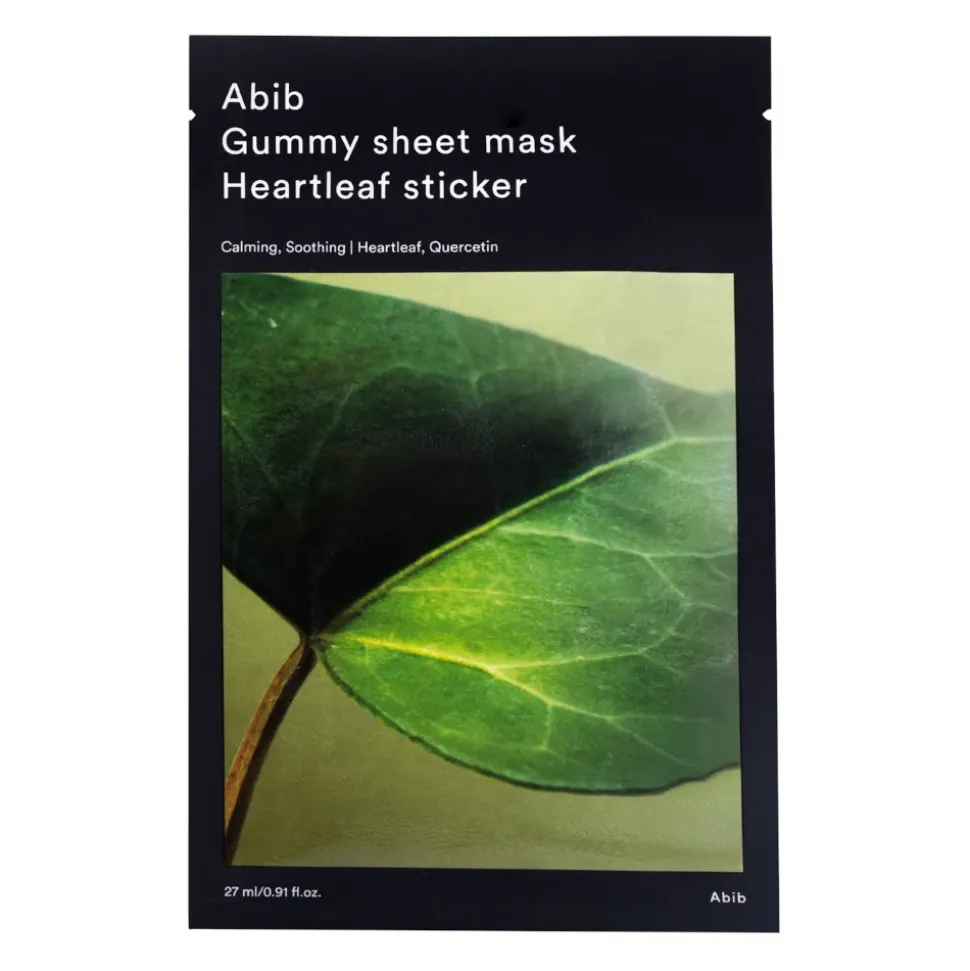 Gummy Sheet Mask Heartleaf Sticker - Nawilżająca Maska w Płachcie 27ml