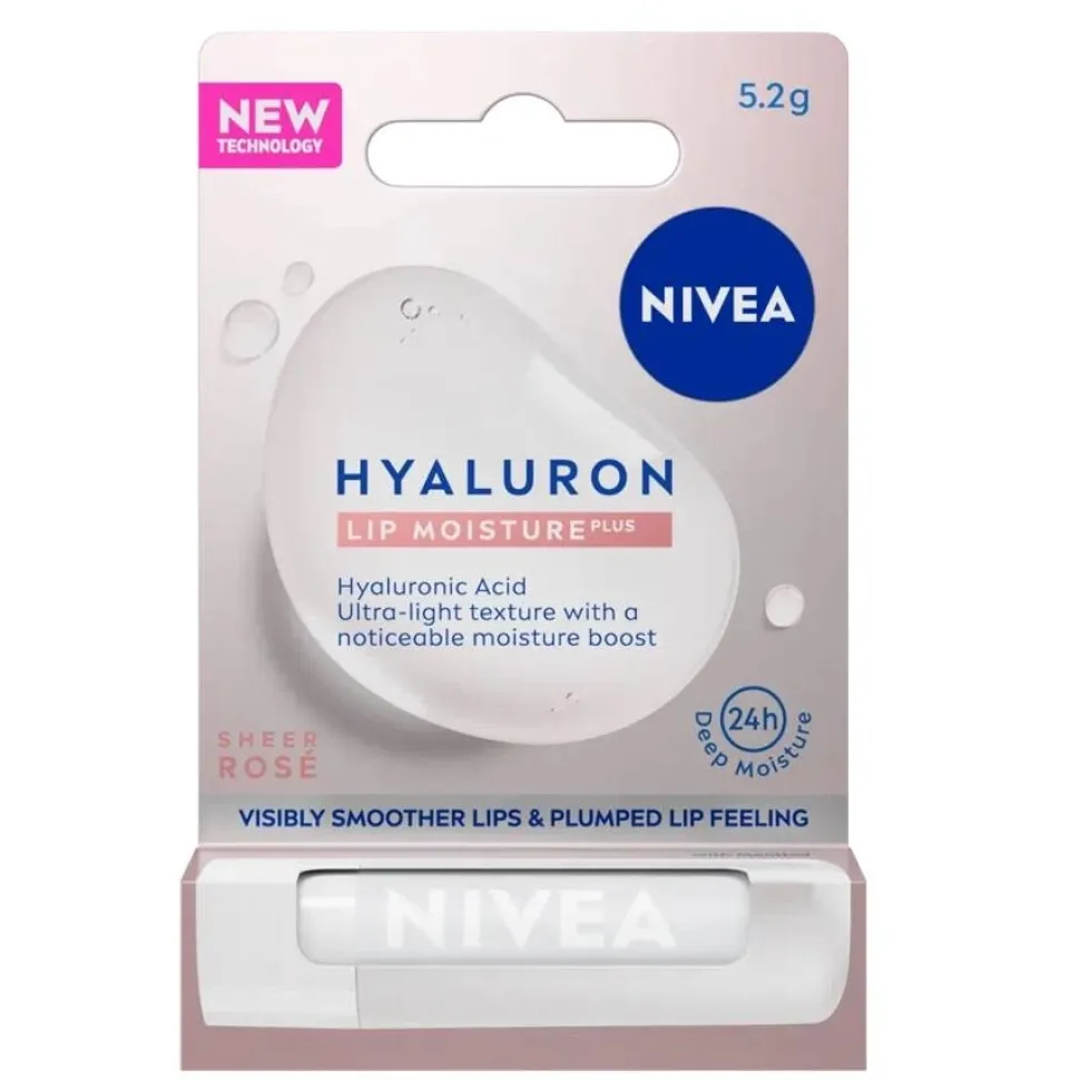 Hyaluron Lip Moisture Plus nawilżający balsam do ust Rose 5.2g