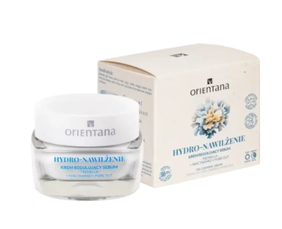 Hydro Nawilżenie Lekki krem do cery mieszanej z ekstraktem z grzyba tremella 50ml