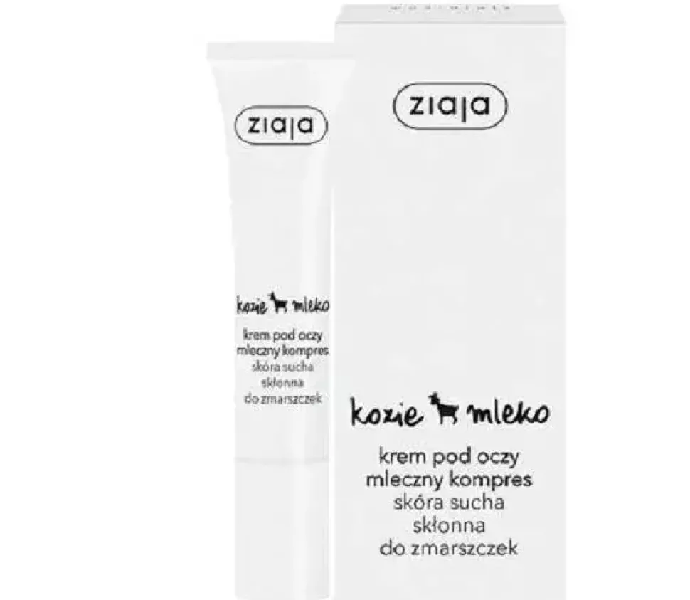 Kozie Mleko krem pod oczy skóra sucha skłonna do zmarszczek 15ml