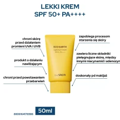 Lekki Krem SPF 50+ PA++++ Eco Earth 50ml