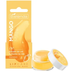 LIP CARE SLEEPING MASK mango mania 2w1 balsam do ust + maska na noc mango, 10 g