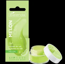 LIP CARE SLEEPING MASK melon bomb 2w1 balsam do ust + maska na noc melon, 10 g