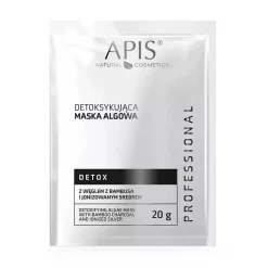 Maska algowa detoksykująca z węglem z bambusa i jonizowanym srebrem, 20g