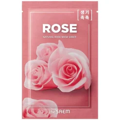 Maska w Płachcie Odżywcza i zmiękczająca - Róża
