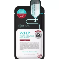 Maska w płachcie W.H.P WHITE HYDRATING Czarna Nawilżająca