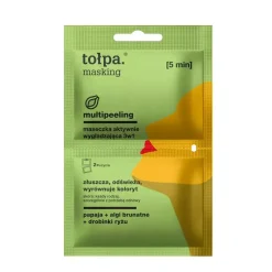 masking multipeeling maseczka aktywnie wygładzająca 3w1, 2x5 ml