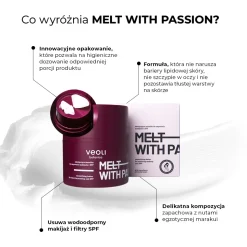 MELT WITH PASSION Emulgujące masełko do zmywania makijażu i SPF 40g