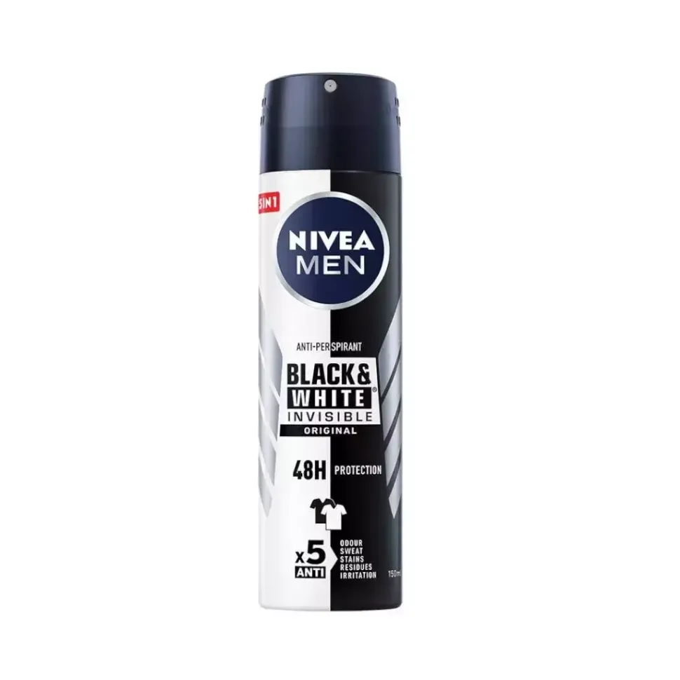 Men Black&White Invisible Original antyperspirant spray 150ml