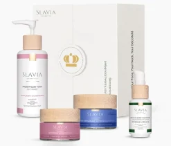 MISS BALANCE SET: kuracja regenerująca (Tonik prebiotyczny + Lekki krem nawilżający + Peptydowy krem pod oczy + Serum do skóry trądzikowej)