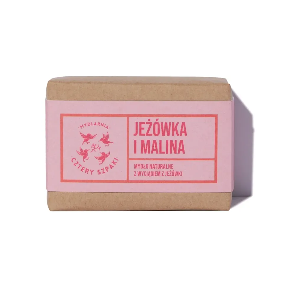 Mydło Jeżówka i Malina z wyciągiem z jeżówki