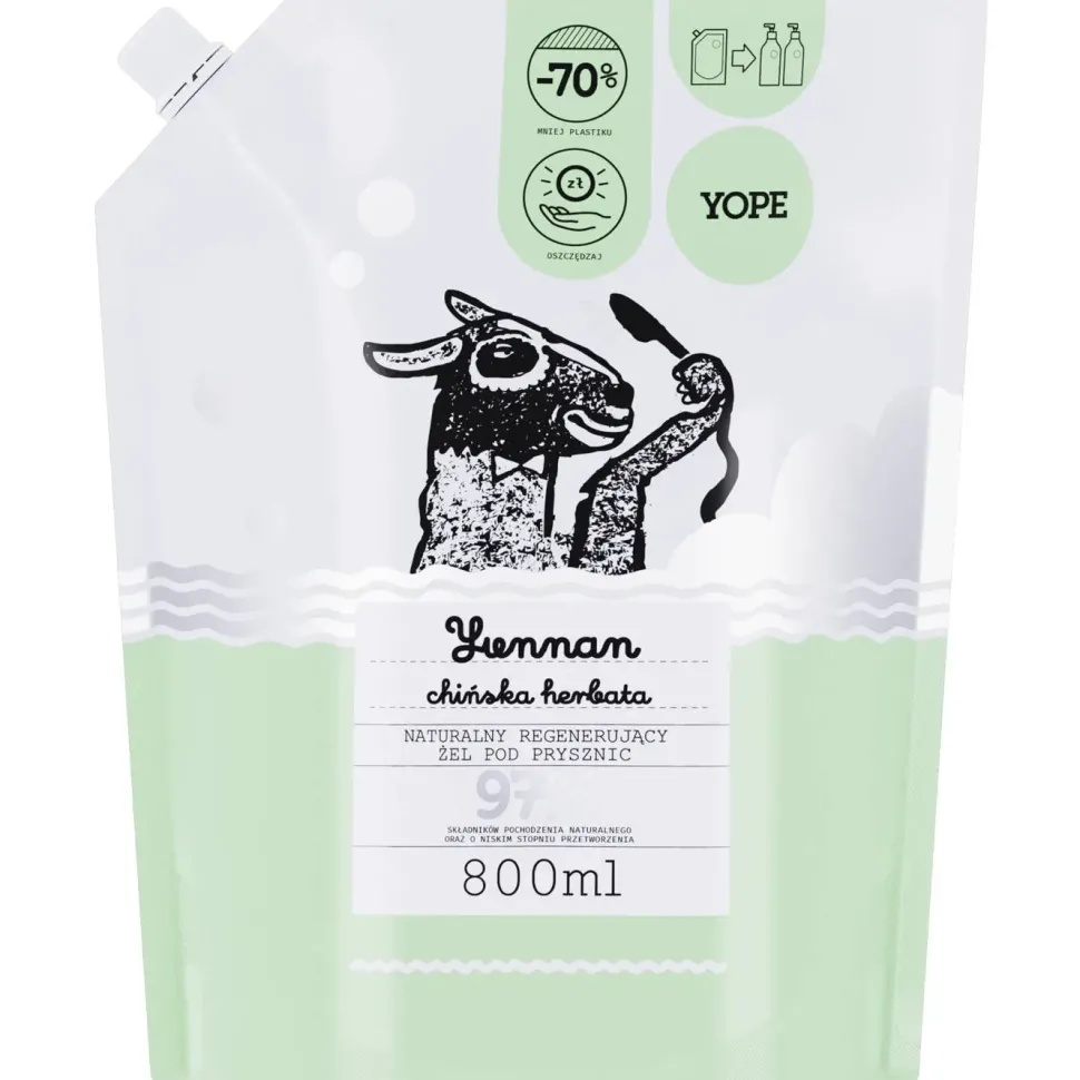 Naturalny żel pod prysznic Yunnan Refill 800 ml