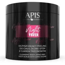 Night Fever Oczyszczający peeling do ciała, dłoni i stóp z cukrem trzcinowym 700g