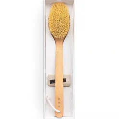 No.6P Szczotka do masażu ciała – włókno tampico, wersja gięta