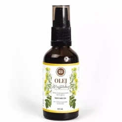 Olej musztardowy z wit E do włosów średnioporowatych i skóry głowy 50 ml