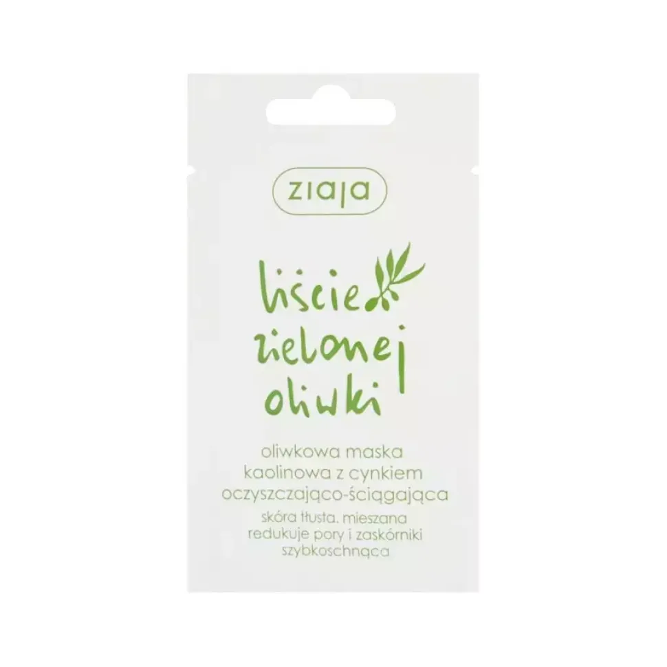 Oliwkowa maska kaolinowa z cynkiem oczyszczająco-ściągająca