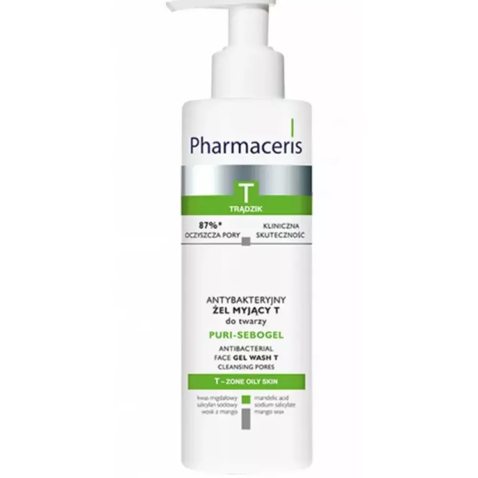 Pharmaceris T Puri-Sebogel Żel do mycia twarzy 190ml
