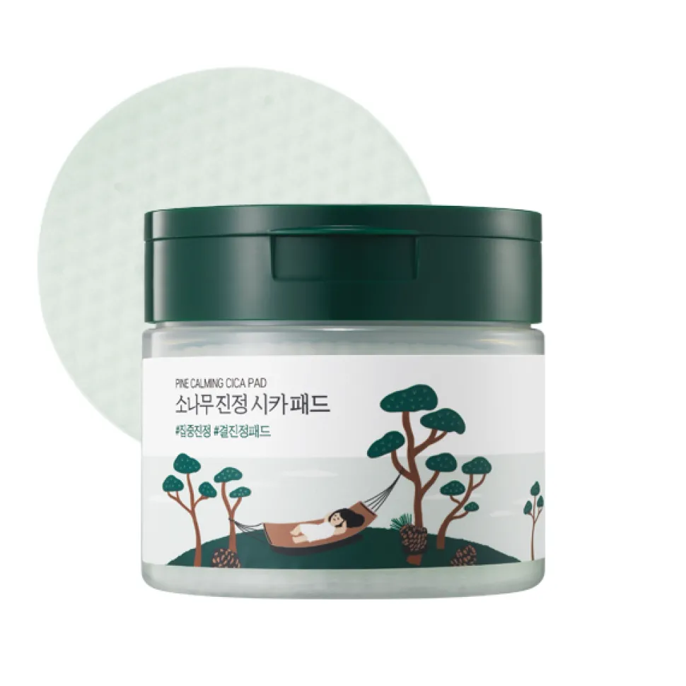 Pine Calming Cica Pad Wygładzająco-Kojące Płatki do twarzy 50szt.
