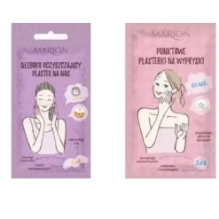 Plasterki punktowe na wypryski 10 sztuk + Głęboko oczyszczający płatek na nos