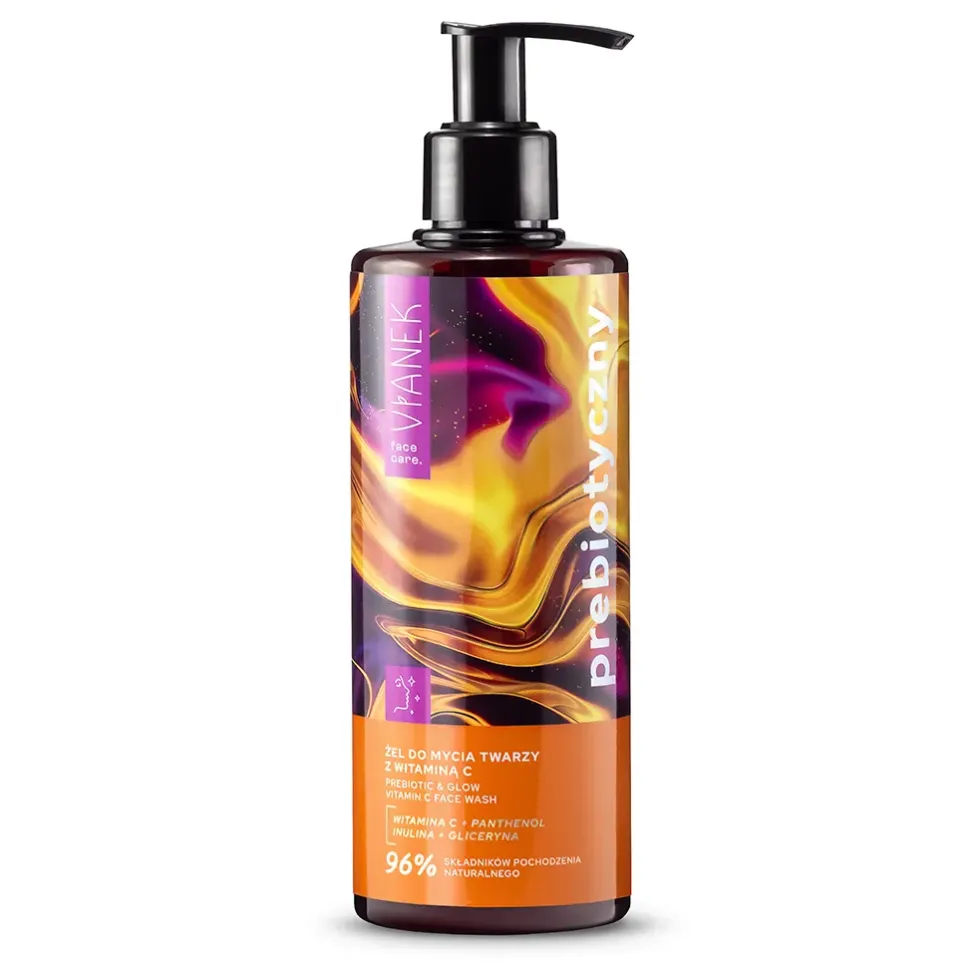 Prebiotyczny Żel do mycia twarzy z witaminą C 300ml