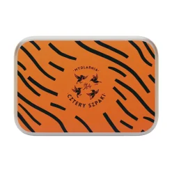 Prostokątna puszka na mydło Tygrys