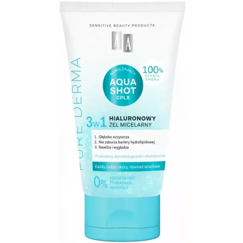Pure Derma Hialuronowy żel micelarny 3 w 1 150ml