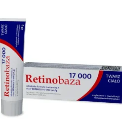 Retinobaza 17000 Farmaceutyczny krem z witaminą A 30g