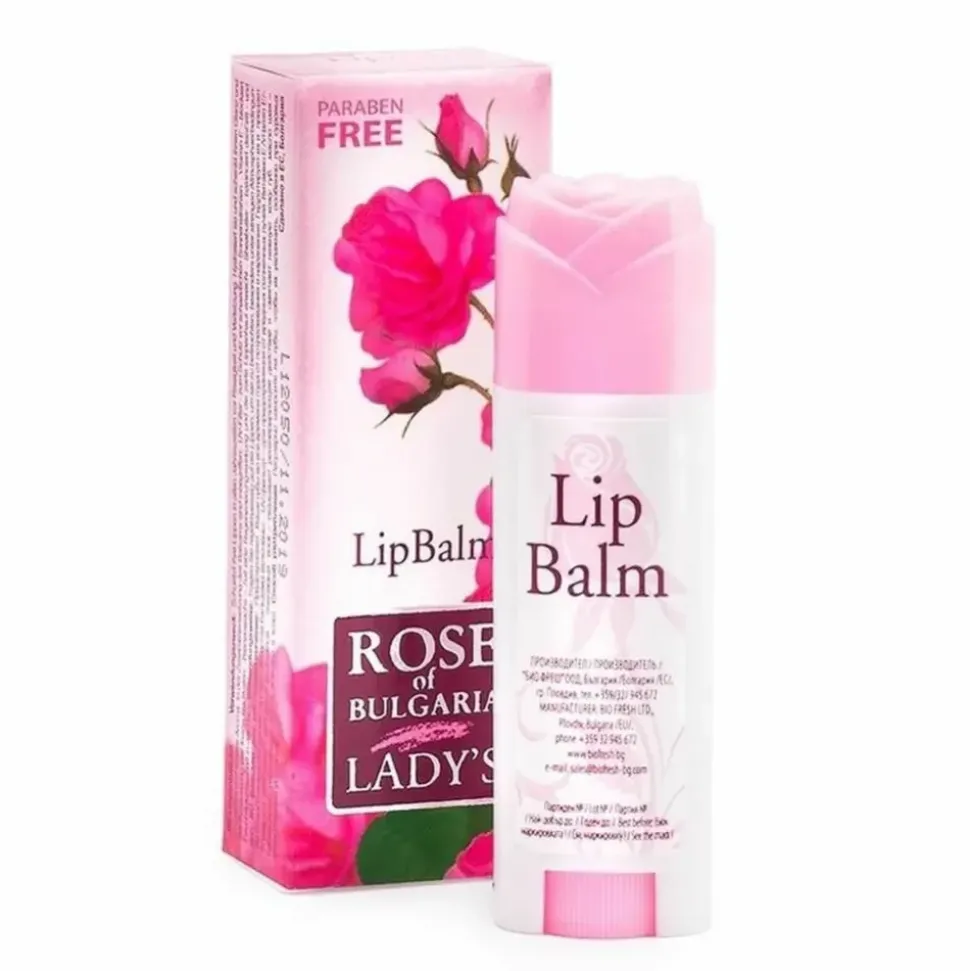 Rose of Bulgaria Pomadka ochronna z filtrem UV i masłem shea