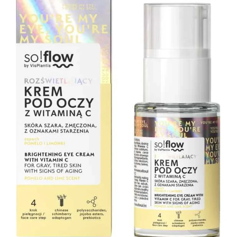 Rozświetlający krem pod oczy z witaminą C 15ml