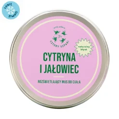 Rozświetlający mus do ciała Cytryna i Jałowiec 150ml